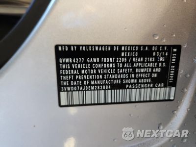 Zdjęcie 12 z 12 samochodu: 2014 VOLKSWAGEN JETTA SE VIN:3VWD07AJ9EM282884 - miniatura