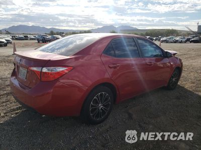 Trzecie zdjęcie samochodu z tyłu: 2014 TOYOTA COROLLA L VIN:5YFBURHE5EP105955 - miniatura