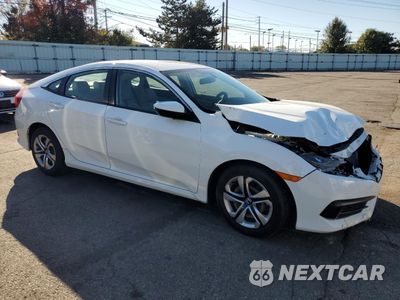 Czwarte zdjęcie samochodu z boku: 2018 HONDA CIVIC LX VIN:19XFC2F51JE015583 - miniatura