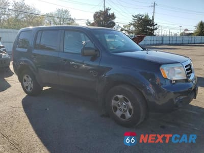 Czwarte zdjęcie samochodu z boku: 2012 HONDA PILOT LX VIN:5FNYF4H25CB005781 - miniatura