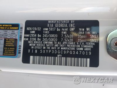 Zdjęcie 13 z 15 samochodu: 2023 KIA TELLURIDE EX VIN:5XYP3DGC9PG347019 - miniatura