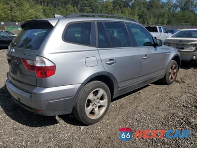 Trzecie zdjęcie samochodu z tyłu: 2007 BMW X3 3.0SI VIN:WBXPC93427WF17757 - miniatura