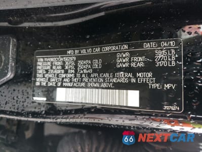 Zdjęcie 13 z 15 samochodu: 2010 VOLVO XC90 3.2 VIN:YV4982CY3A1562979 - miniatura