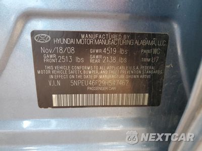 Zdjęcie 12 z 12 samochodu: 2009 HYUNDAI SONATA SE VIN:5NPEU46F29H547462 - miniatura