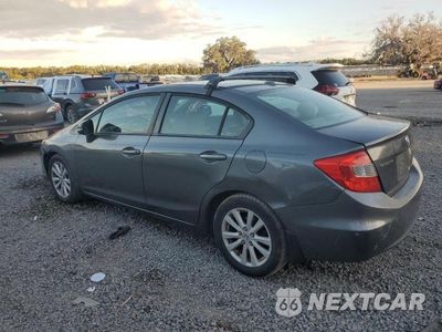 Drugie zdjęcie samochodu z przodu: 2012 HONDA CIVIC EXL VIN:19XFB2F97CE068443 - miniatura