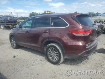 Drugie zdjęcie samochodu z przodu: 2017 TOYOTA HIGHLANDER SE VIN:5TDKZRFH6HS233664 - miniatura