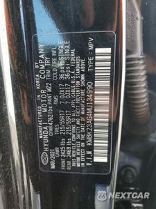 Zdjęcie 13 z 13 samochodu: 2021 HYUNDAI KONA SEL VIN:KM8K23AG4MU134990 - miniatura