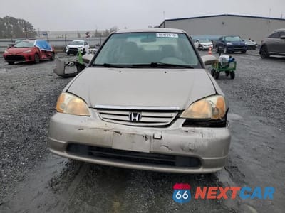 Piąte zdjęcie samochodu w środku: 2002 HONDA CIVIC LX VIN:2HGES16852H932973 - miniatura