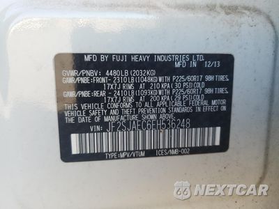 Zdjęcie 13 z 13 samochodu: 2014 SUBARU FORESTER 2.5I PREMIUM VIN:JF2SJAEC6EH536248 - miniatura