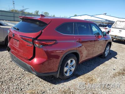 Trzecie zdjęcie samochodu z tyłu: 2021 TOYOTA HIGHLANDER HYBRID LE VIN:5TDBBRCH7MS515475 - miniatura
