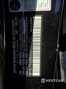 Zdjęcie 12 z 12 samochodu: 2022 MERCEDES-BENZ AMG GT 53 VIN:W1K7X6BB0NA051792 - miniatura