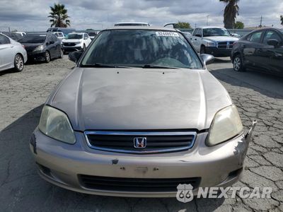 Piąte zdjęcie samochodu w środku: 2000 HONDA CIVIC LX VIN:2HGEJ6675YH506300 - miniatura
