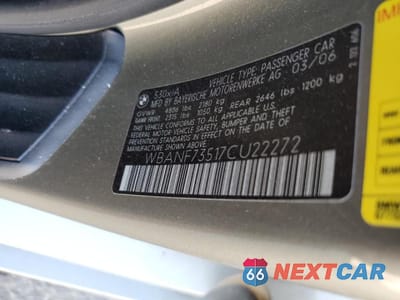 Zdjęcie 12 z 14 samochodu: 2007 BMW 530 XI VIN:WBANF73517CU22272 - miniatura