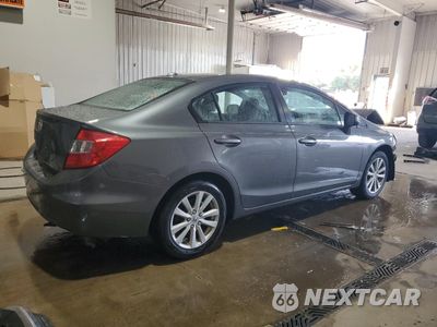 Trzecie zdjęcie samochodu z tyłu: 2012 HONDA CIVIC EX VIN:19XFB2F86CE314390 - miniatura
