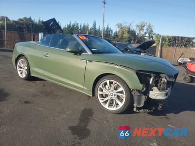 Czwarte zdjęcie samochodu z boku: 2021 AUDI A5 PREMIUM PLUS 45 VIN:WAUWAGF58MN006797 - miniatura