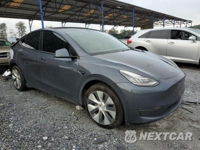 Czwarte zdjęcie samochodu z boku: 2021 TESLA MODEL Y VIN:5YJYGDEE2MF065336 - miniatura