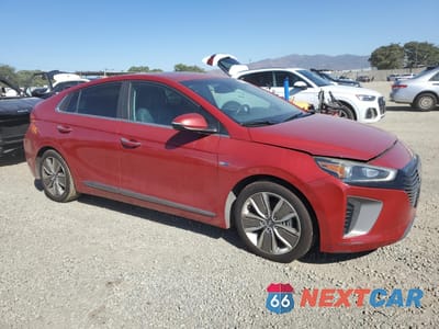Czwarte zdjęcie samochodu z boku: 2019 HYUNDAI IONIQ LIMITED VIN:KMHC85LC3KU110203 - miniatura