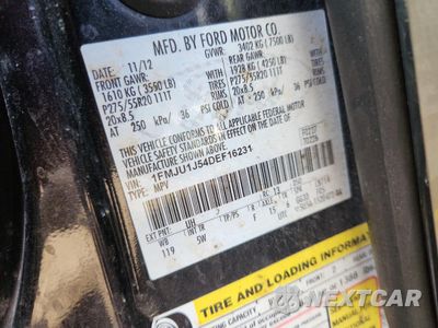 Zdjęcie 12 z 12 samochodu: 2013 FORD EXPEDITION XLT VIN:1FMJU1J54DEF16231 - miniatura