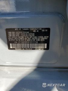 Zdjęcie 12 z 12 samochodu: 2019 SUBARU WRX PREMIUM VIN:JF1VA1B6XK9810184 - miniatura