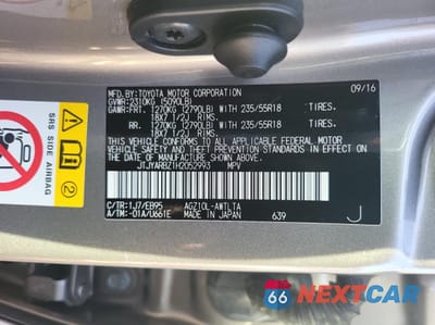 Zdjęcie 10 z 11 samochodu: 2017 LEXUS NX 200T BASE VIN:JTJYARBZ1H2052993 - miniatura