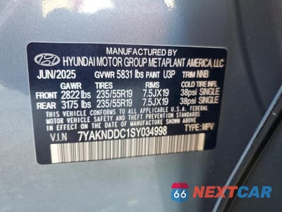 Zdjęcie 14 z 14 samochodu: 2025 HYUNDAI IONIQ 5 SEL VIN:7YAKNDDC1SY034998 - miniatura