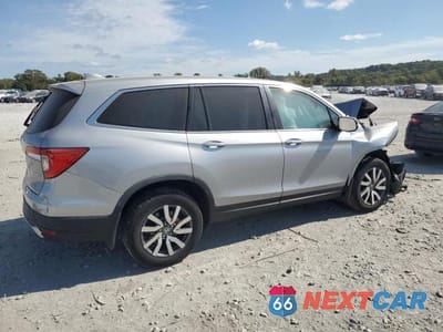 Trzecie zdjęcie samochodu z tyłu: 2019 HONDA PILOT EXL VIN:5FNYF6H54KB058699 - miniatura