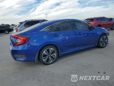 Trzecie zdjęcie samochodu z tyłu: 2018 HONDA CIVIC EX VIN:JHMFC1F8XJX043210 - miniatura