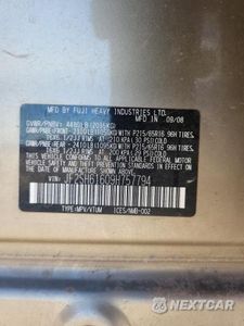 Zdjęcie 13 z 13 samochodu: 2009 SUBARU FORESTER 2.5X VIN:JF2SH61609H757794 - miniatura