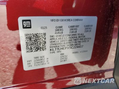 Zdjęcie 13 z 13 samochodu: 2025 CHEVROLET TRAX 1LT VIN:KL77LHEPXSC224417 - miniatura
