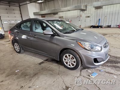 Czwarte zdjęcie samochodu z boku: 2014 HYUNDAI ACCENT GLS VIN:KMHCT4AE3EU753183 - miniatura