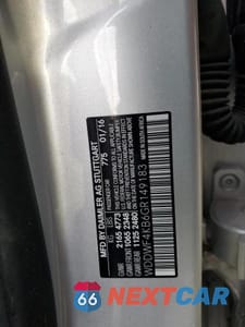 Zdjęcie 12 z 12 samochodu: 2016 MERCEDES-BENZ C 300 4MATIC VIN:WDDWF4KB6GR149183 - miniatura