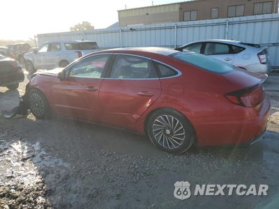 Drugie zdjęcie samochodu z przodu: 2021 HYUNDAI SONATA HYBRID VIN:KMHL54JJ5MA031172 - miniatura