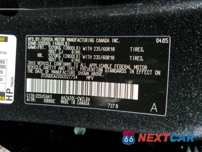 Zdjęcie 14 z 15 samochodu: 2025 LEXUS NX 250 PREMIUM VIN:2T2GDCAZ0SC027754 - miniatura