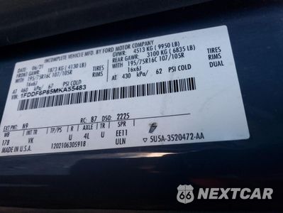 Zdjęcie 13 z 14 samochodu: 2021 FORD TRANSIT T-350 HD VIN:1FDDF6P85MKA55483 - miniatura