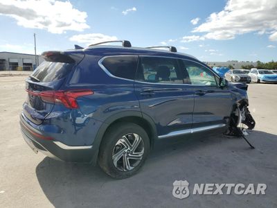 Trzecie zdjęcie samochodu z tyłu: 2022 HYUNDAI SANTA FE SEL VIN:5NMS24AJ9NH455986 - miniatura
