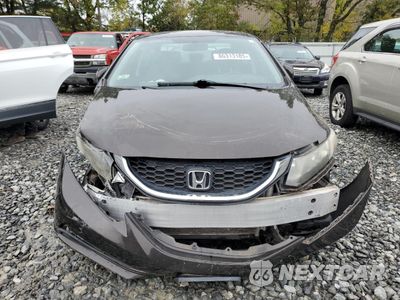 Piąte zdjęcie samochodu w środku: 2014 HONDA CIVIC LX VIN:2HGFB2F57EH557687 - miniatura