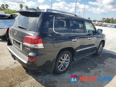 Trzecie zdjęcie samochodu z tyłu: 2014 LEXUS LX 570 VIN:JTJHY7AX2E4147448 - miniatura