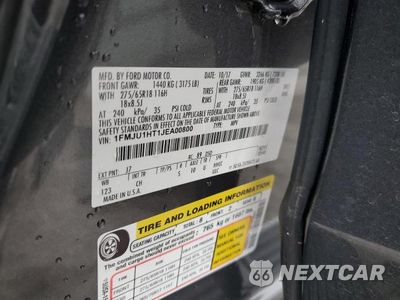 Zdjęcie 13 z 13 samochodu: 2018 FORD EXPEDITION XLT VIN:1FMJU1HT1JEA00800 - miniatura