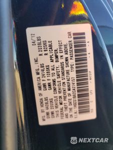 Zdjęcie 12 z 13 samochodu: 2012 HONDA ACCORD VIN:1HGCS1B82CA014157 - miniatura
