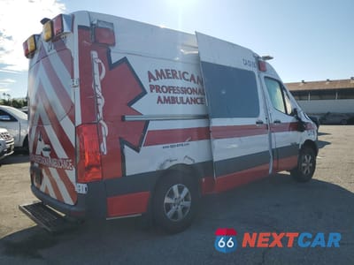 Trzecie zdjęcie samochodu z tyłu: 2023 MERCEDES-BENZ SPRINTER 2500 VIN:W1W4NBHY4PT141370 - miniatura