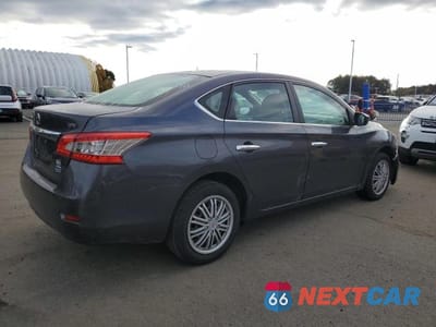 Trzecie zdjęcie samochodu z tyłu: 2014 NISSAN SENTRA S VIN:3N1AB7AP1EL674576 - miniatura