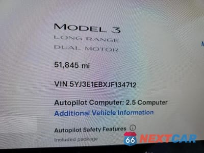Zdjęcie 9 z 13 samochodu: 2018 TESLA MODEL 3 VIN:5YJ3E1EBXJF134712 - miniatura