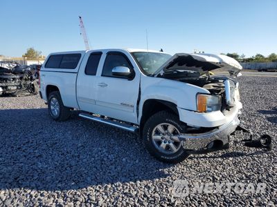 Czwarte zdjęcie samochodu z boku: 2011 GMC SIERRA K1500 SLT VIN:1GTR2WE32BZ275729 - miniatura