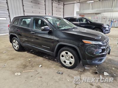 Czwarte zdjęcie samochodu z boku: 2015 JEEP CHEROKEE SPORT VIN:1C4PJLAB4FW560560 - miniatura