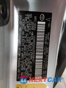 Zdjęcie 12 z 14 samochodu: 2005 LEXUS ES330 VIN:JTHBA30G955058931 - miniatura