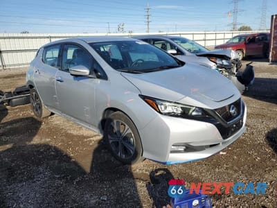 Czwarte zdjęcie samochodu z boku: 2021 NISSAN LEAF SL PLUS VIN:1N4BZ1DVXMC551556 - miniatura