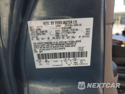 Zdjęcie 13 z 15 samochodu: 2012 FORD ESCAPE XLS VIN:1FMCU0C71CKC43475 - miniatura