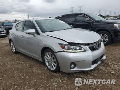 Czwarte zdjęcie samochodu z boku: 2012 LEXUS CT 200 VIN:JTHKD5BH7C2070020 - miniatura