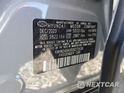 Zdjęcie 12 z 13 samochodu: 2024 HYUNDAI IONIQ 6 SEL VIN:KMHM34AAXRA071636 - miniatura