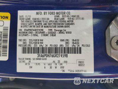 Zdjęcie 12 z 14 samochodu: 2016 FORD FUSION SE VIN:3FA6P0H76GR274598 - miniatura
